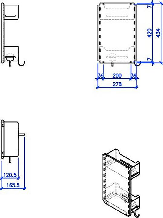 Productafbeelding Peka Metall Multifunctionele plank Sesam Mini (1 Pcs.)