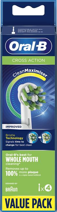 Actual product image Braun EB50RB-4 CrossAction CleanMaximiser (4 x)