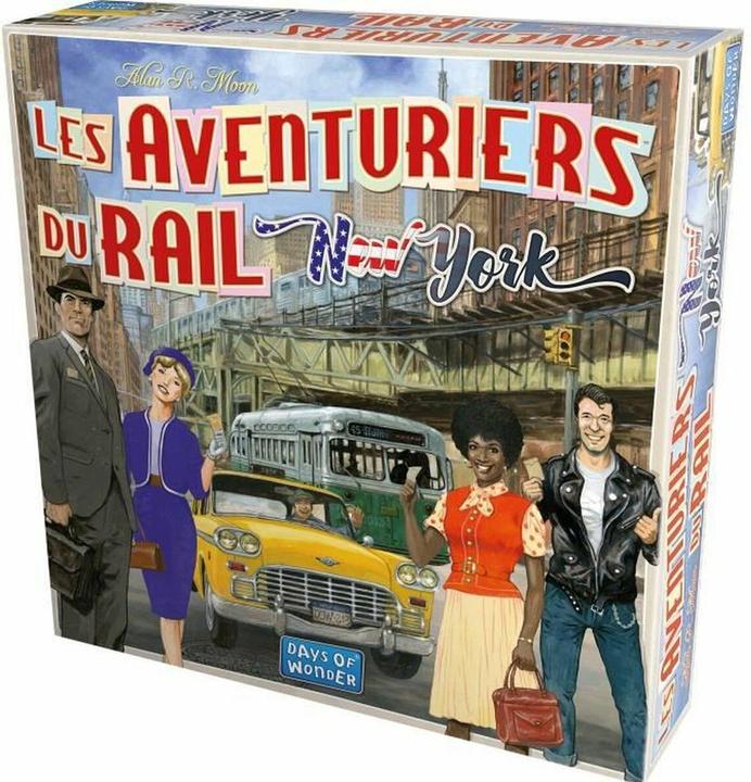 Produktbild Days of Wonder Ttr Les Aventuriers Du Rail New York (Fr) (Französisch, 2 - 4 Spieler)