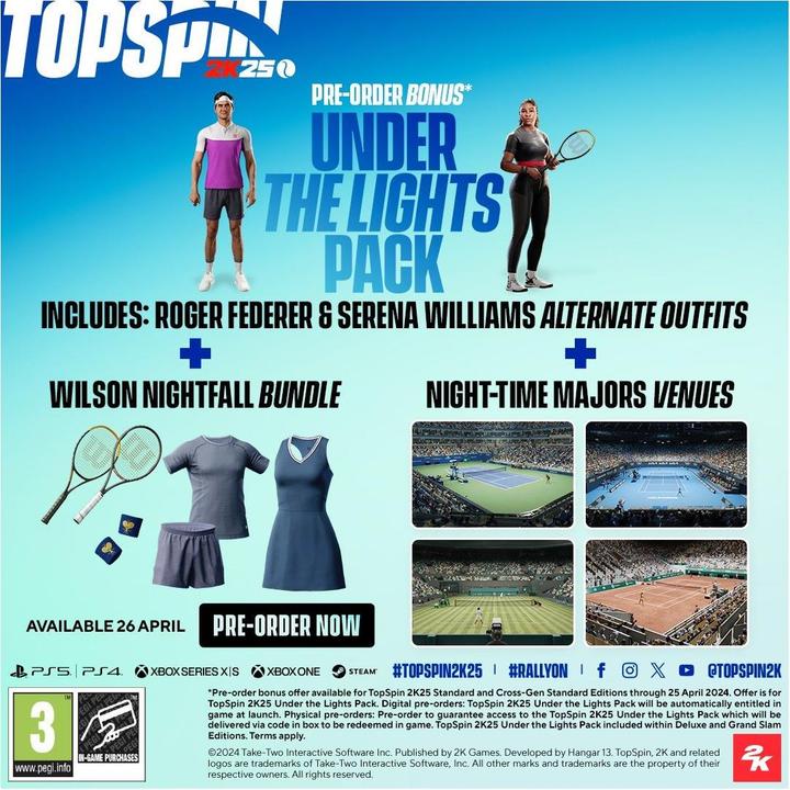Image du produit 2K Games TopSpin 2K25 (PS5) (PS5, FR)