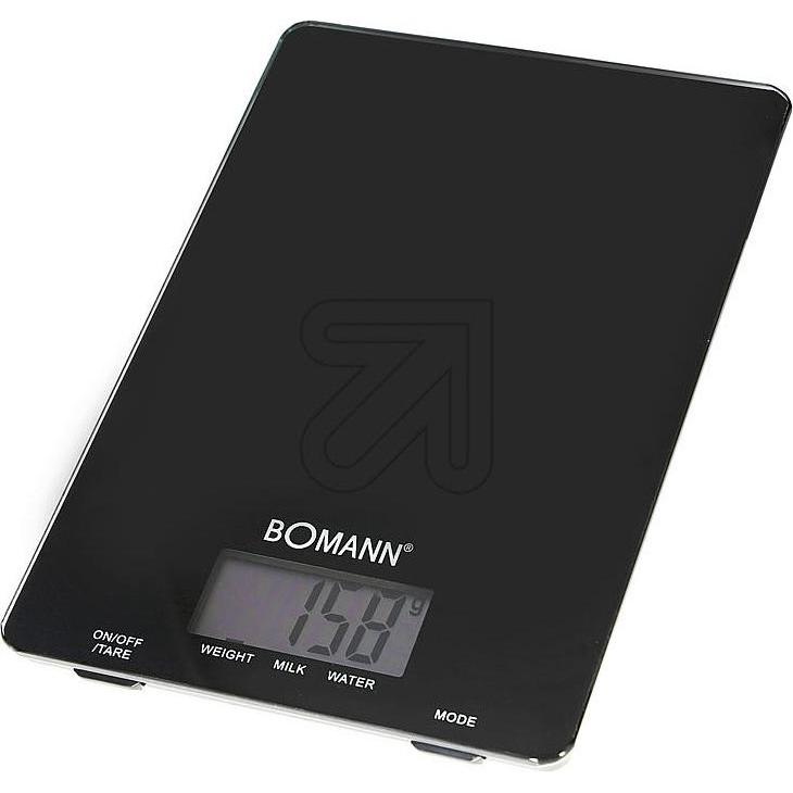 Thumbnail - Bomann KW 1515 CB Arbeitsplatte Quadratisch Elektronische Küchenwaage, Küchenwaage, Schwarz