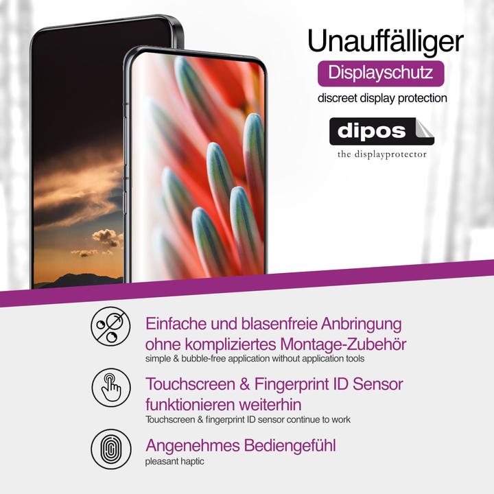 Dipos Pellicola Antiriflesso Per Xiaomi Redmi Note 10 Pro Max – Opaca, Anti-Impronte, Made In Germany