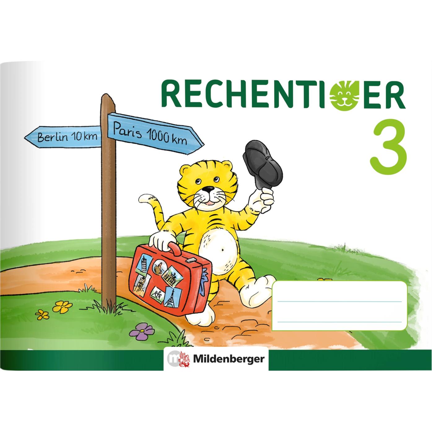 Rechentiger 3, Schulbücher von Thomas Laubis, Ida Sagner