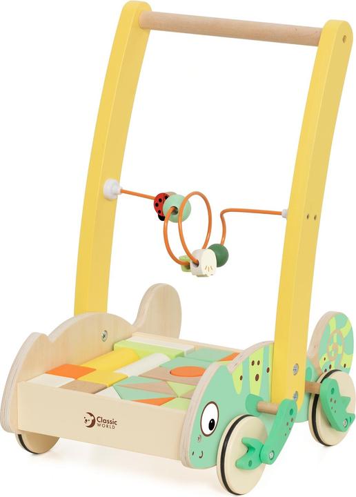 Classic World Lauflernwagen mit Bausteinen