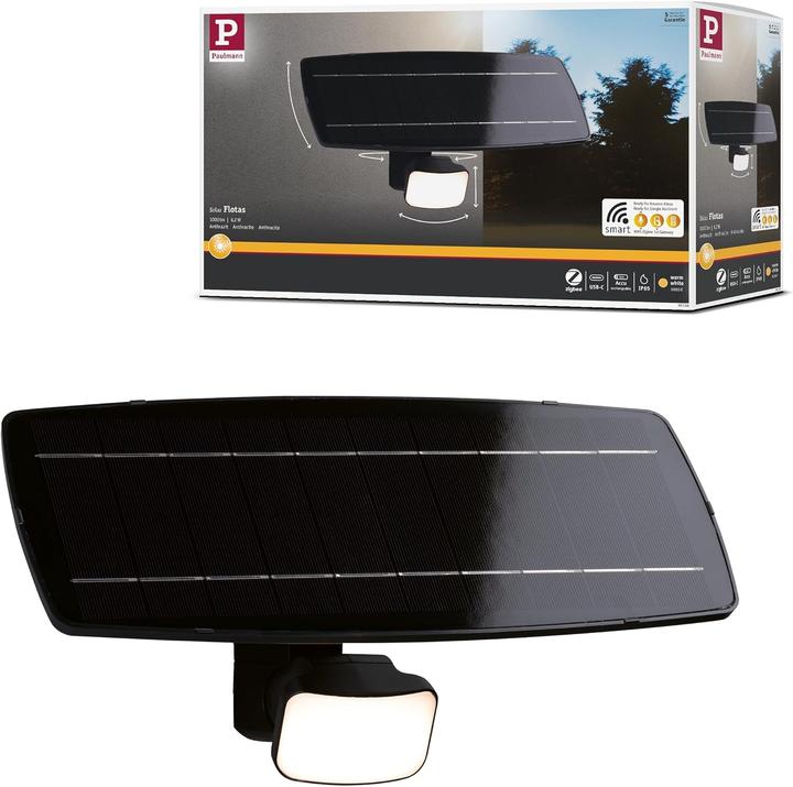 Produktbild Paulmann Solar Wandfluter Flotas (700 lm, IP65)