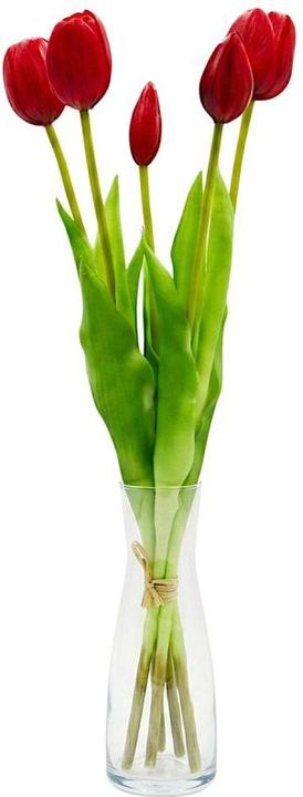 Saska Garden Bukiet 5 Tulipanów Czerwonych 39cm Jak żywych Dekoracja Wiosenna