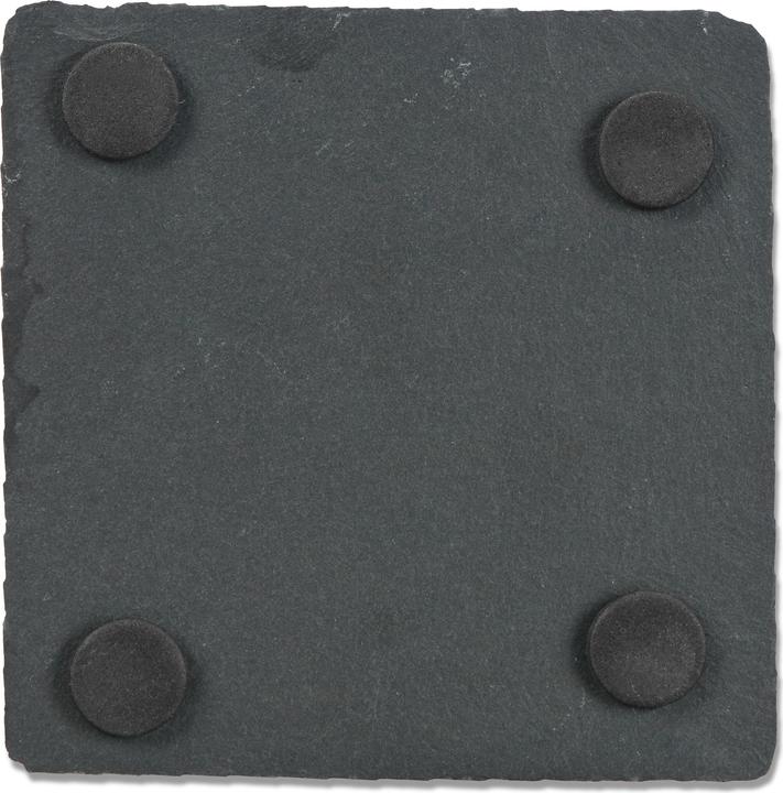 Produktbild Relaxdays 10x Schiefer-Untersetzer (10x, Glasuntersetzer)