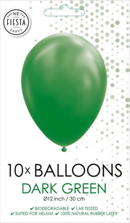 Immagine prodotto Globos Europe Palloncini Verde Scuro 30cm, 10pz. (10 x)