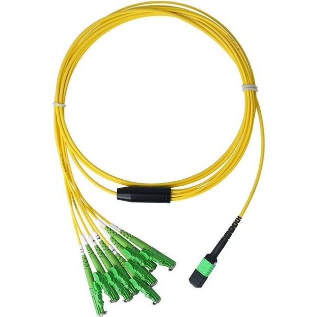 BlueOptics LWL MTP/4xE2000 Breakout Kabel G.657.A1 Singlemode 10 Meter (CAT6a, 10 m), Netzwerkkabel