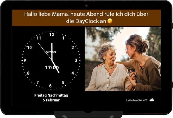 Produktbild Ally Clock Uhr mit Wochentagen