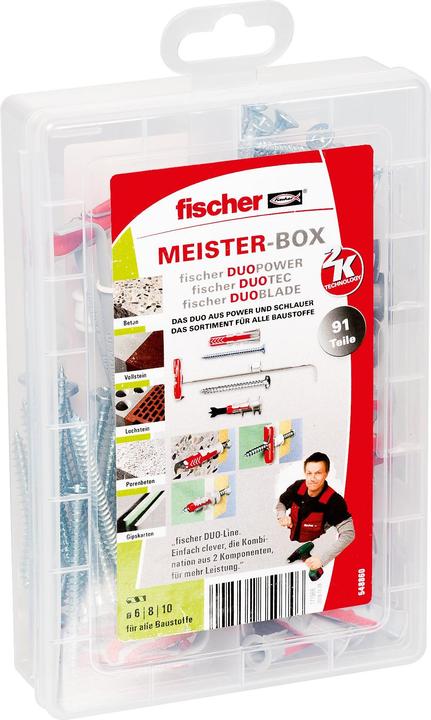 Produktbild Fischer Meister-Box Rund ums Haus + S (91 Stk.)