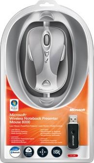 Produktbild Microsoft Wireless Notebook Presenter Mouse 8000 (Kabellos)
