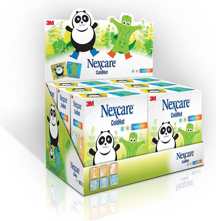 Produktbild 3M Nexcare ColdHot Display Happy Kids 6 Stück (6728400 ml, Gel)