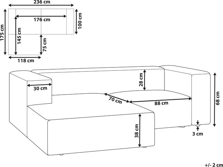 Produktbild Beliani Vernon (2-Sitzer)