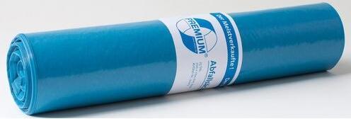 Produktbild Deiss Müllsäcke 20013 120 L Blau HDPE (Hart-Polyethylen) 37 Mikron (25 x, 120 l)