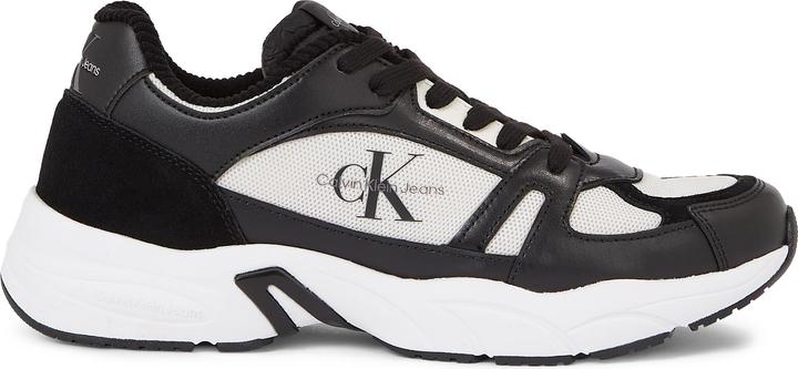 Actual product image Calvin Klein Retro Tennis Lace up Heren Sneakers - Zwart/Wit - Maat 42 (42)