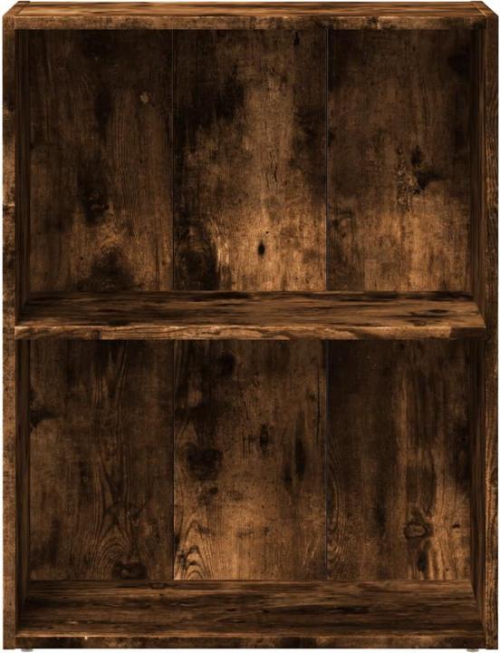 Produktbild vidaXL Bücherregal Regal Standregal Büroregal Aufbewahrungsregal Räuchereiche (30 x 60 x 77 cm)