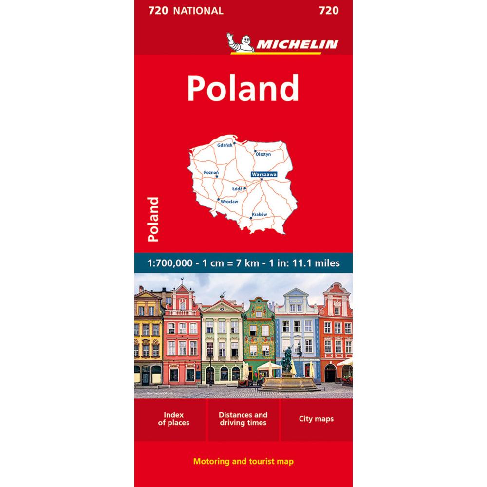 Michelin Polen, Landkarte
