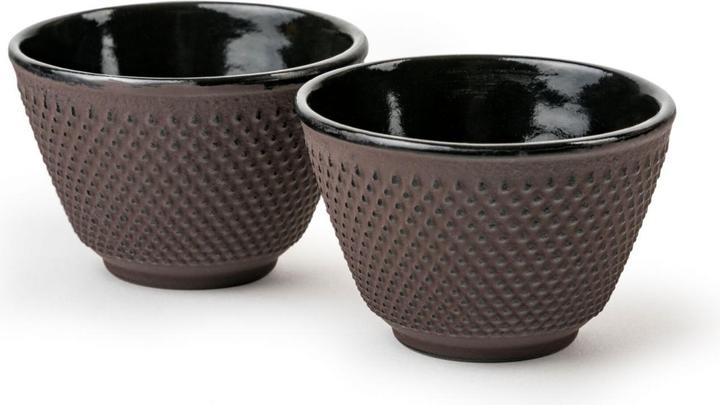 Bredemeijer 1x2 Teebecher Xilin Gusseisen aubergine 153096 (120 ml, 2 x)