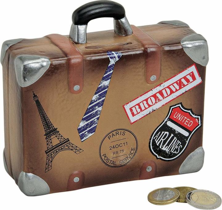 Image du produit G. Wurm Tirelire valise (14 x 14 x 13 cm)
