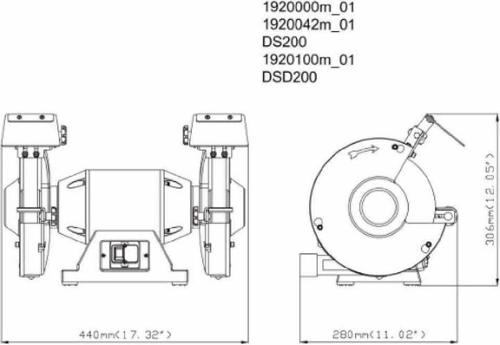Produktbild Metabo Ds 200 (Doppelschleifer, 600 W)