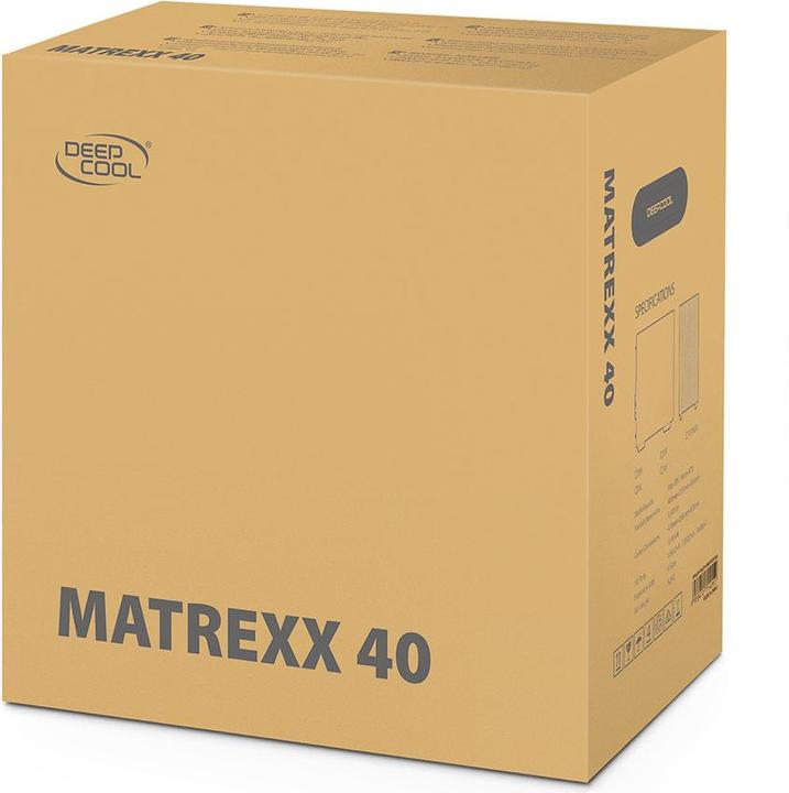 Actual product image Deepcool MATREXX 40 3FS (mATX, Mini-ITX)