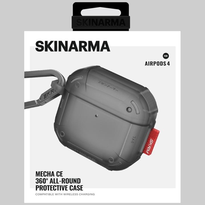 Produktbild Skinarma Case Mecha CE for AirPods 4 smoke (Kopfhörer Hülle)