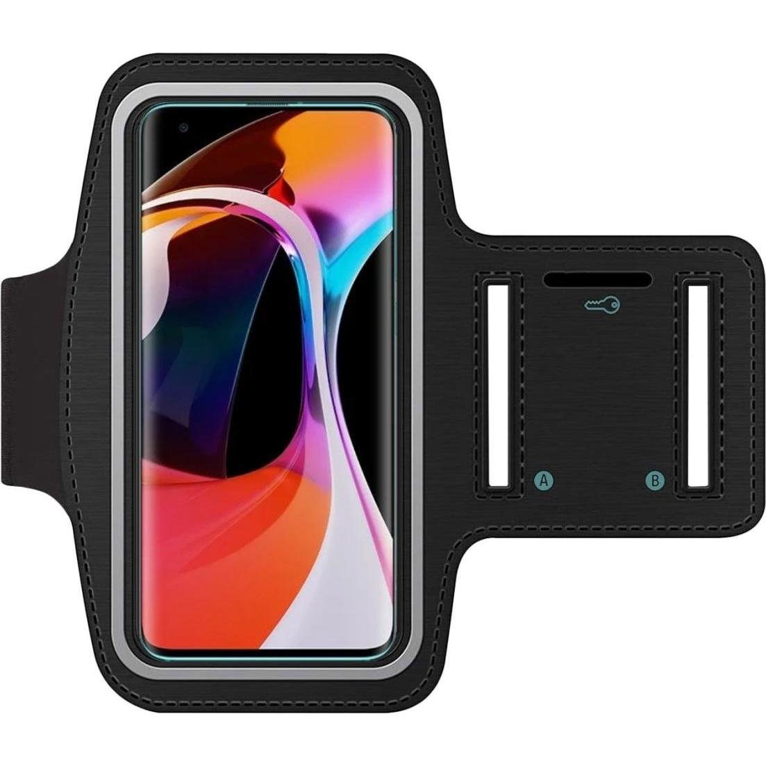 SmartFitness Xiaomi Mi 10 Handy Sport Armband, Smartphone Sportarmband, Schwarz