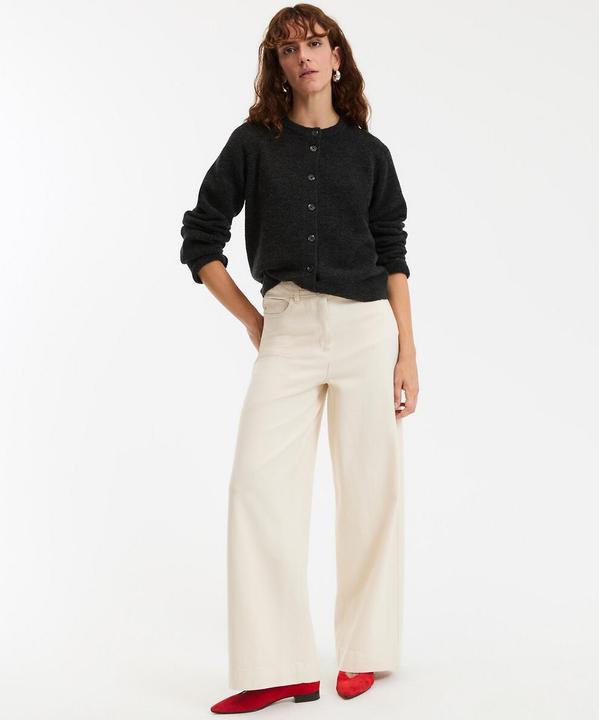 Image du produit La Redoute Collections Cardigan mit rundem Ausschnitt (L)