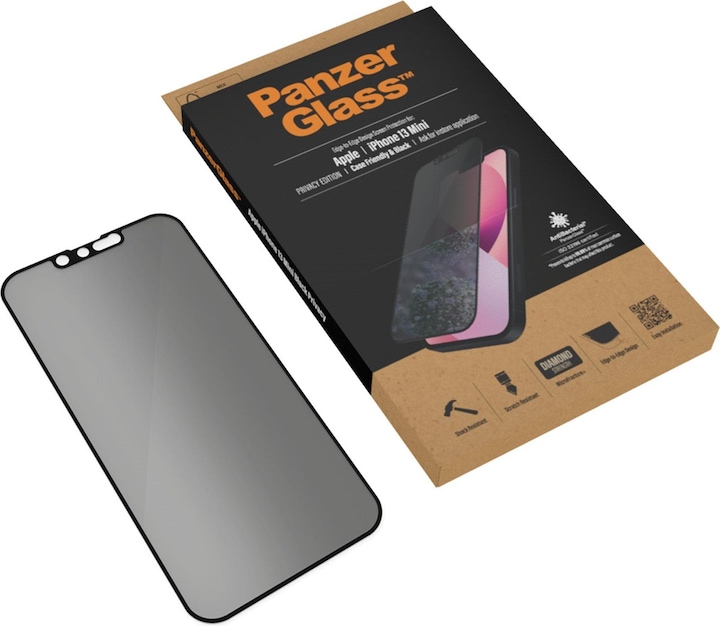 Produktbild PanzerGlass Privacy (1 Stück, Apple iPhone 13 mini)