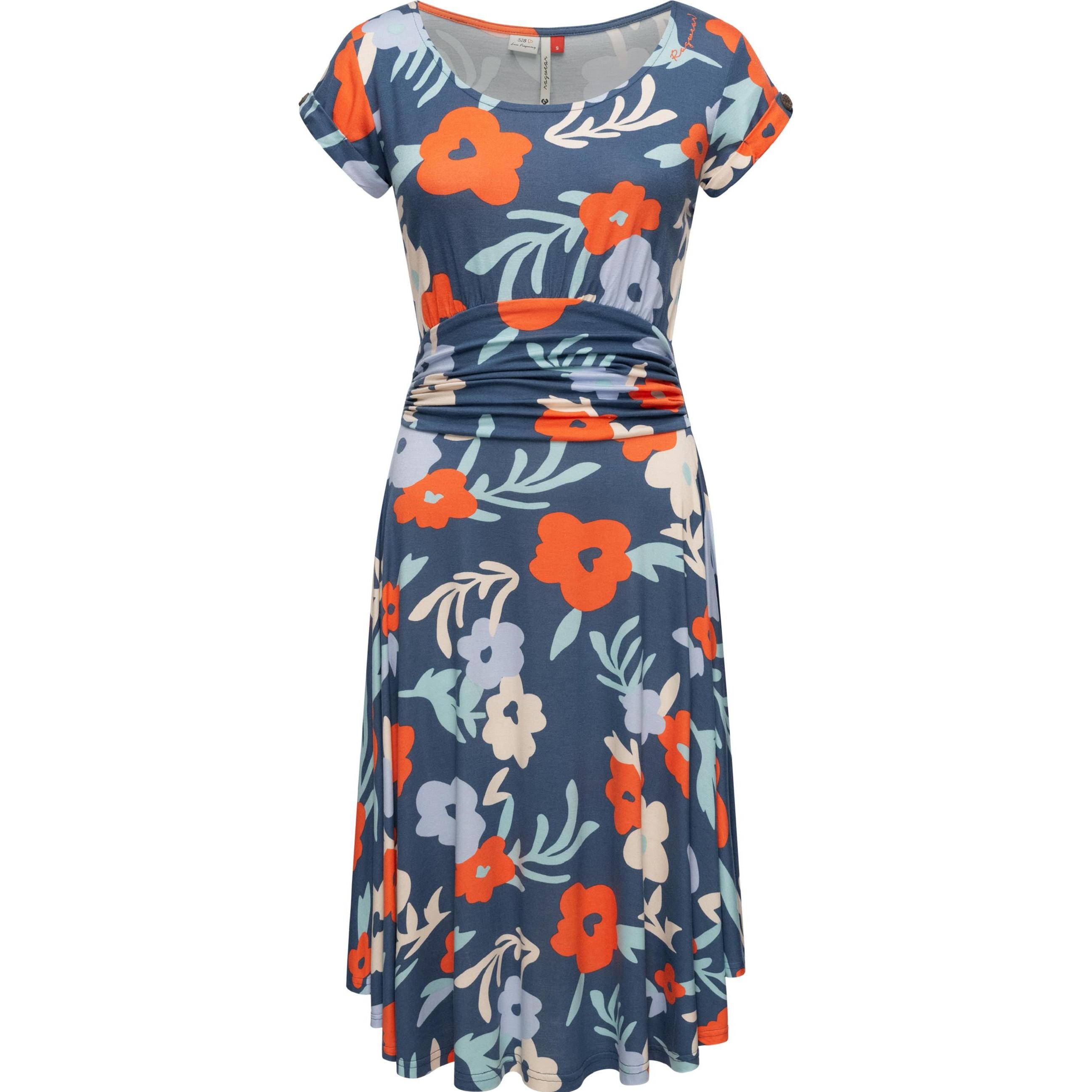Ragwear, Damen, Kleider, Yvone Flowers, Türkis, (S)