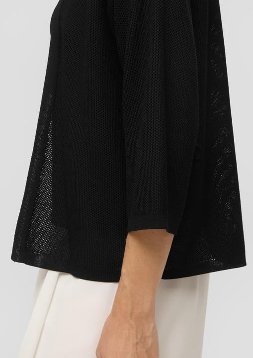 Produktbild s.Oliver Strickjacke Strickjacke mit Lochstruktur (L)