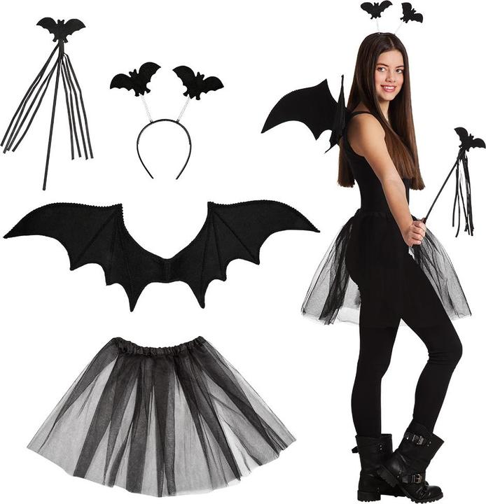 Boland Vampir-Set Fledermaus (One Size)
