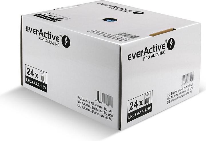 Actual product image Everactive Anzeige LR03 AAA Pro Alkaline (24 Blister mit je 4 Stück) (96 pcs., AAA)
