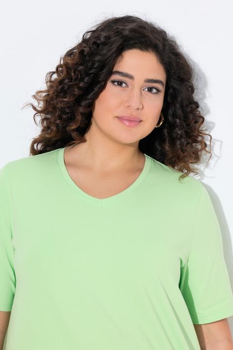Produktbild Ulla Popken T-Shirt, A-Linie, V-Ausschnitt, Halbarm (46, 48)