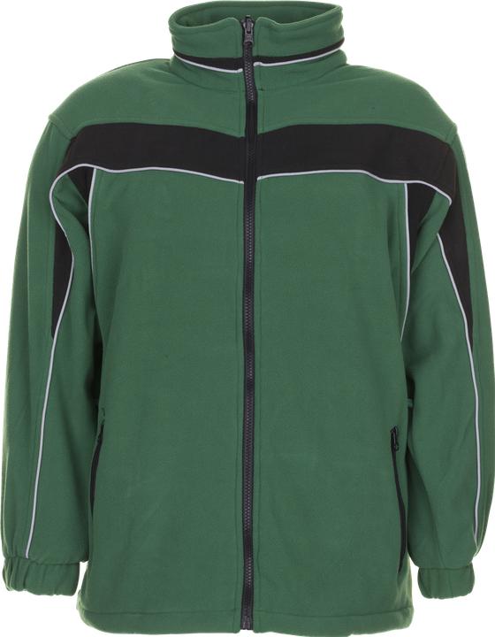 Actual product image Planam FACTOR fleece jacket green/black, size S (S)