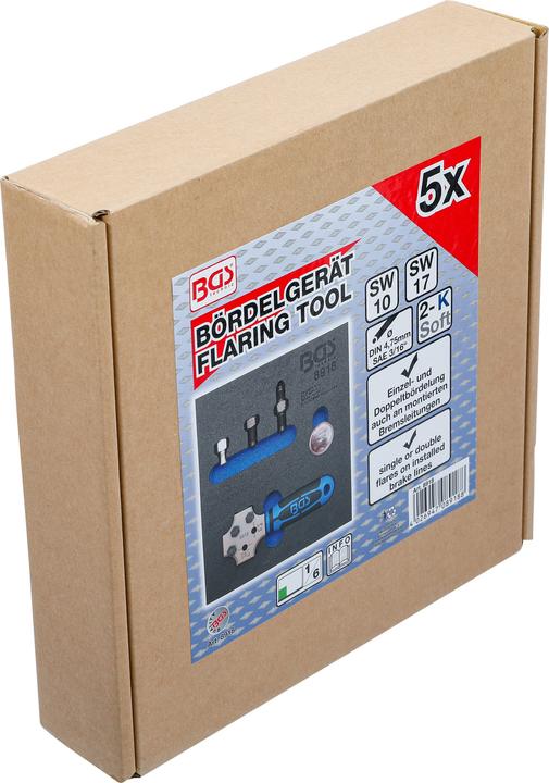 Produktbild BGS Werkstattwageneinlage 1/6: Bördelgerät SAE und DIN 4,75 mm (3/16")