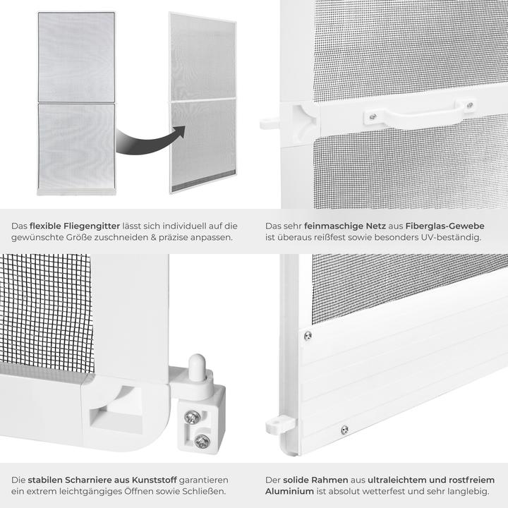 Actual product image tectake Fly screen (95 x 210 cm)