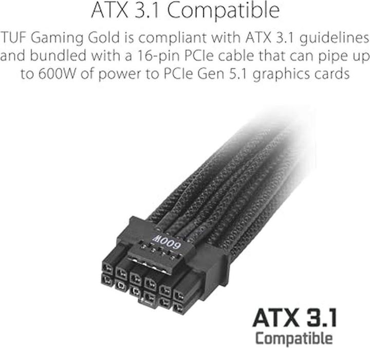 Produktbild ASUS TUF Gaming 1200W Gold Netzteil (1200 W)