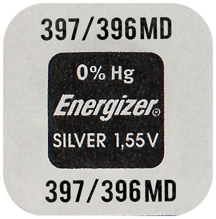 Actual product image Energizer 397/396 (SR726) - 10 Uhrenbatterien (10 pcs., V397, 33 mAh)