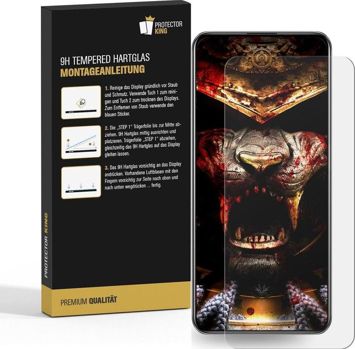 Produktbild Protectorking 2x 3D A++ echtes Tempered 9H Panzerhartglas KLAR (2 Stück, Samsung Galaxy Note 10 Lite)
