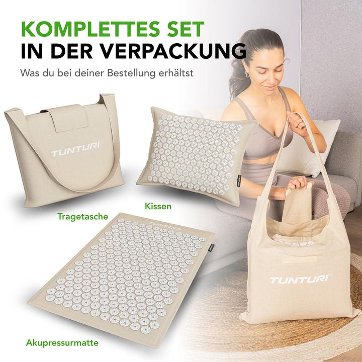 Immagine prodotto Tunturi Akupressurmatte Pro mit Kissen, div.Farben (20 mm)