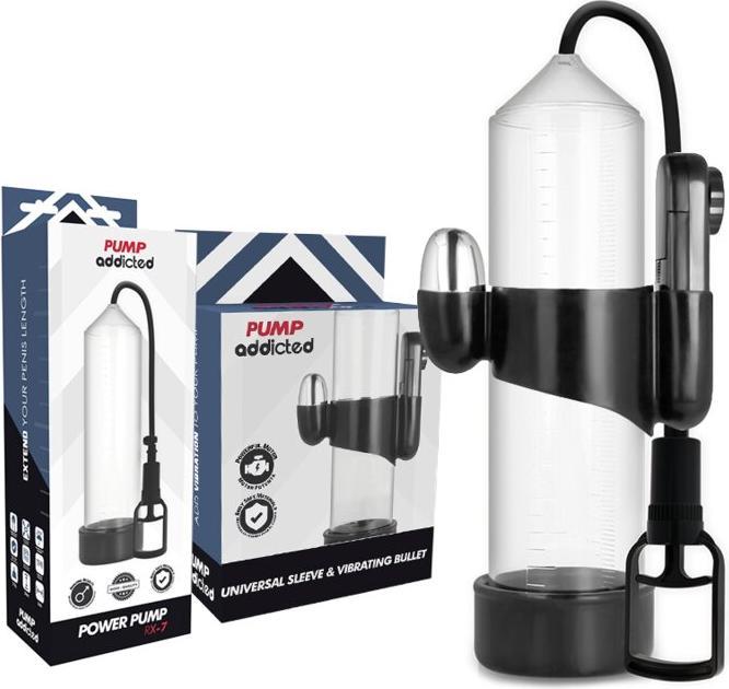 Image du produit Pump Addicted Vibrateur Transparent Rx7