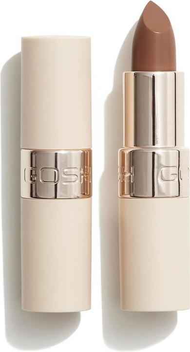Actual product image Gosh Luxury Nude Lipstick with Light Sheen Intense Nude Shades for Natural Lips 002 Undressed (002 Undressed)