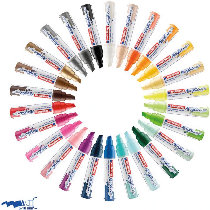 Actual product image Edding Acrylic Marker 5000 Wide (Rich gold, 10 mm, 1 x)