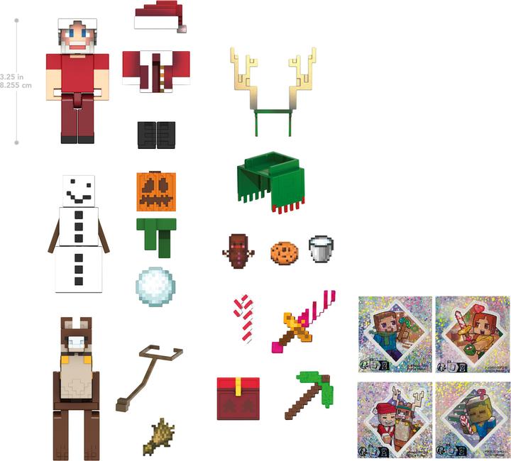 Actual product image Minecraft Advent calendar