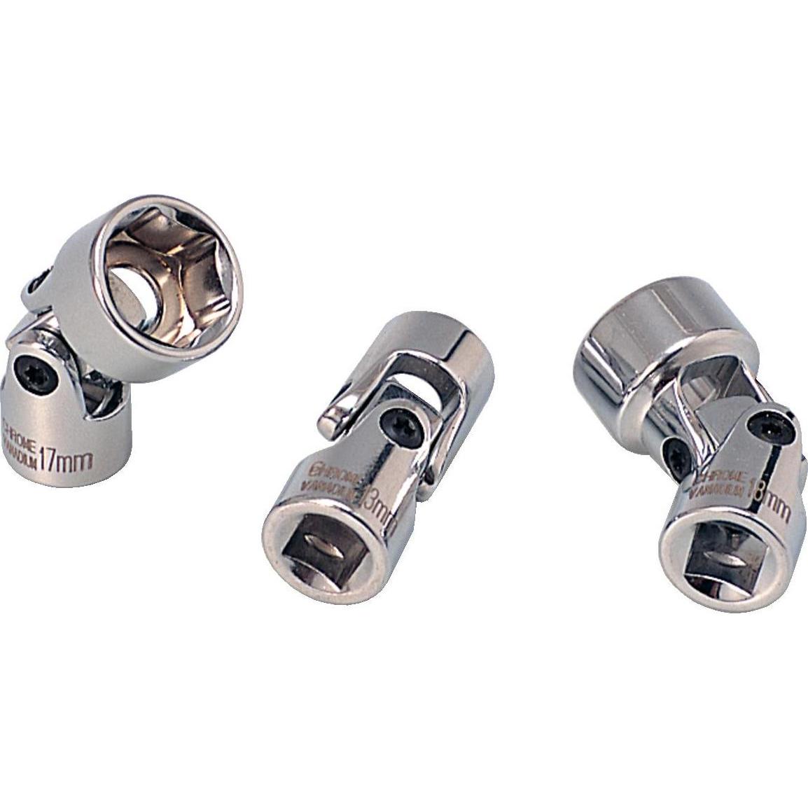 Thumbnail - KS Tools, Steckschlüssel + Stecknuss, 3/8" CHROMEplus Sechskant-Stecknuss mit Gelenk (14 mm)