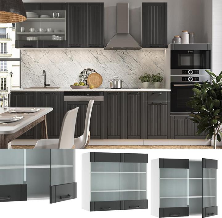 Produktbild Vicco Küchenglasschrank Fame-Line (80 x 34.10 x 72 cm)