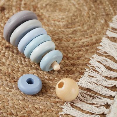 Image du produit Bieco Jouet à empiler Bleu/Gris