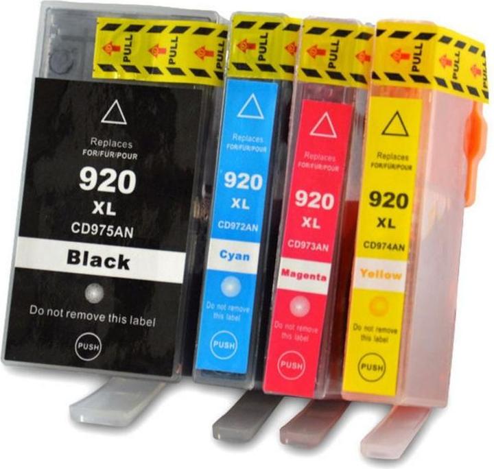 Produktbild Hermex Alternative Tintenpatrone zu HP 920 XL (BK, C, M, Y)